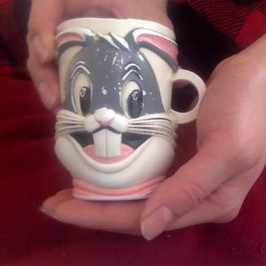 Vintage Bugs Bunny plastic cup